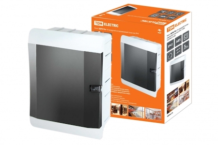TDM ELECTRIC SQ0902-0105 Бокс ЩРВ-Пм-16 модулей встраиваемый  пластик IP41 TDM